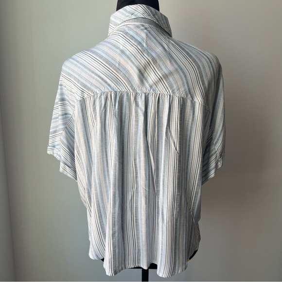 Aeropostale Blue and White Striped Shirt - XL - Picture 4 of 5